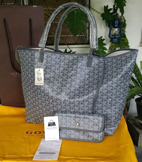 goyard st louis gray|goyard st louis gm tote.